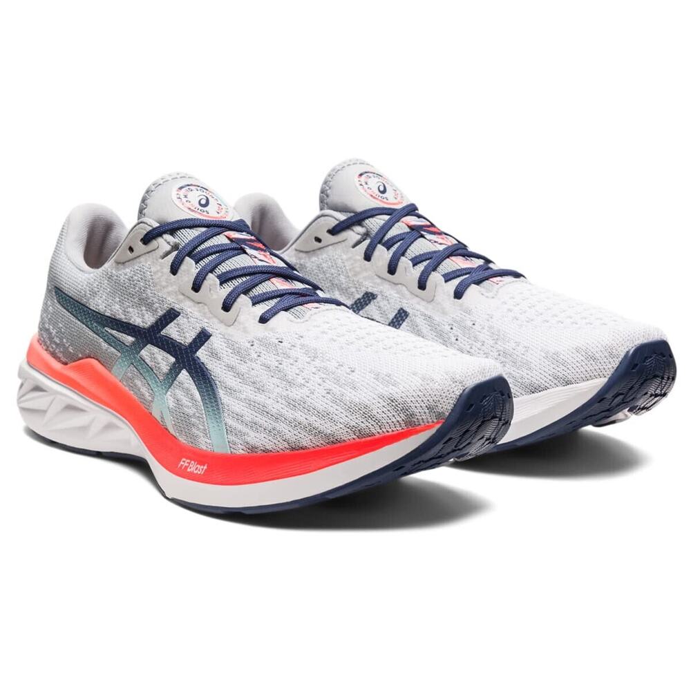 Asics Dynablast 2 Men's Running Shoes Low Top Gray Blue 12.5